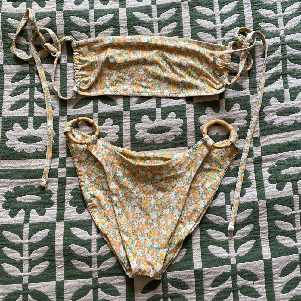 Stone Fox Floral Sunshine Ditzy bikini